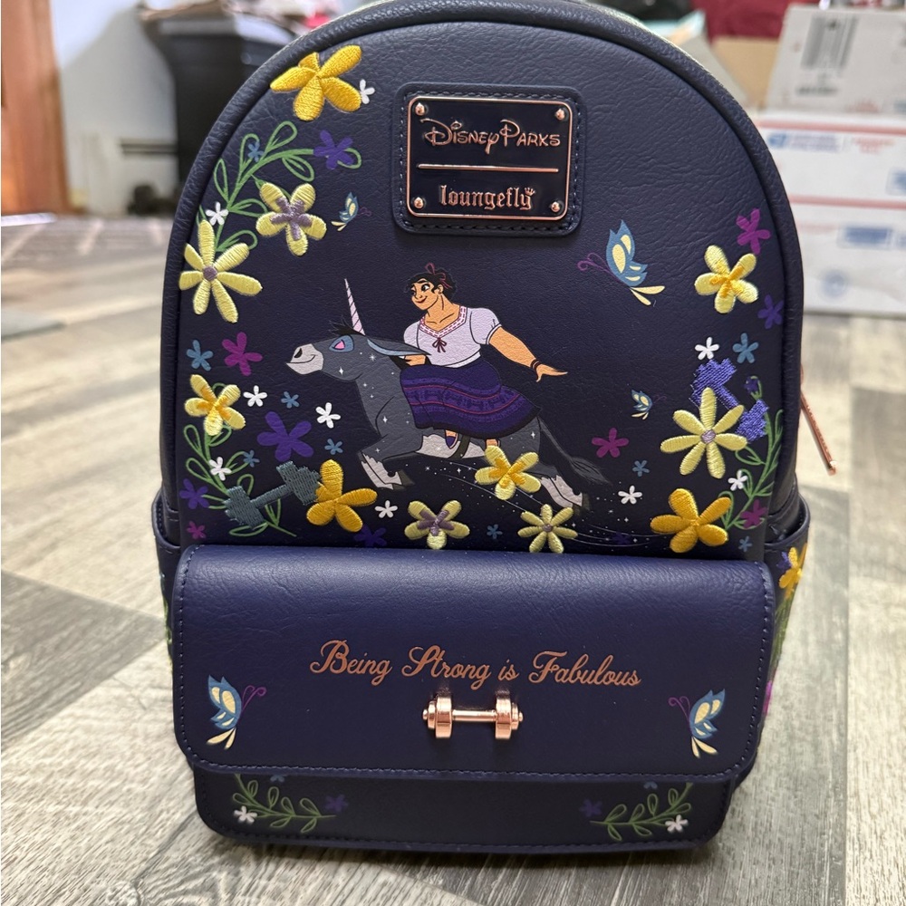 Disney loungefly Louisa encanto Floral Backpack
